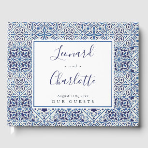 Azulejos Azuis Manutenção do Livro de Convidados