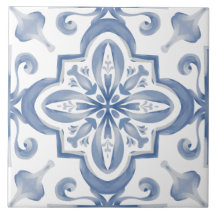 Azulejos azuis, mosaico, majolica,