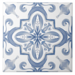 Azulejos azuis, mosaico, majolica,