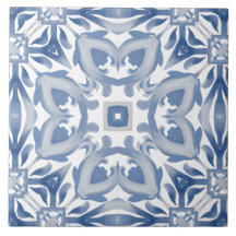 Azulejos azuis, mosaico, majolica,
