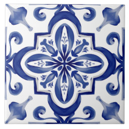 Azulejos azuis, mosaico, majolica,