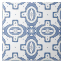 Azulejos azuis, mosaico, majolica,