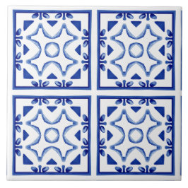 Azulejos azuis, mosaico, majolica,