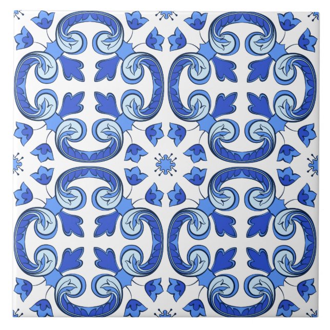 Azulejos Azul Indigo, de Lisboa Moderno (Frente)