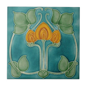 Azulejos - Azulejo Tradicional Art Nouveau