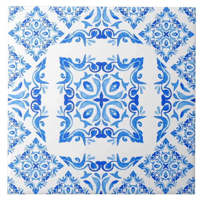 Azulejos azulejos brancos azuejos espanhóis medite (Frente)