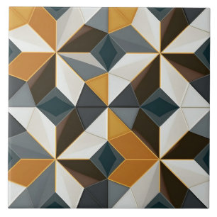 Azulejos Cerâmicos Geométricos Ousados