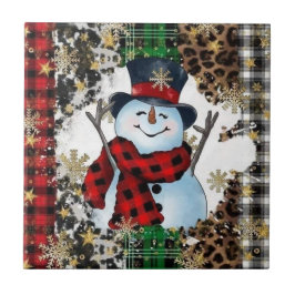 Azulejos cerâmicos Jolly 3D Snowman