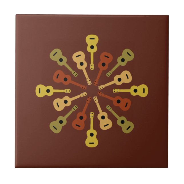 Azulejos cerâmicos UKULELE (Frente)