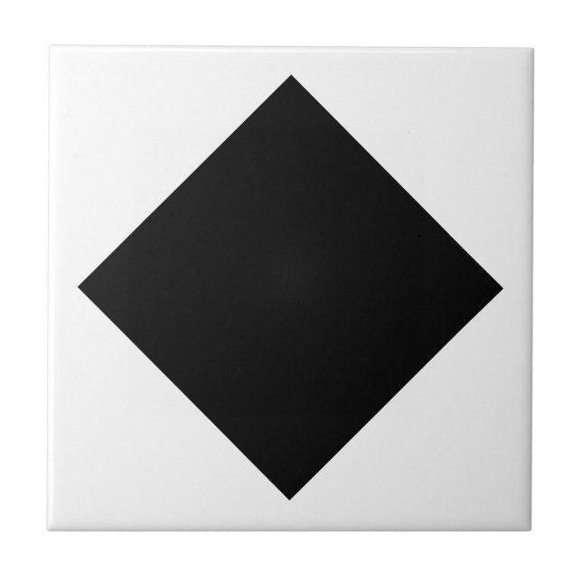 Azulejos clássicos de cerâmica branca e preta (Ele (Frente)