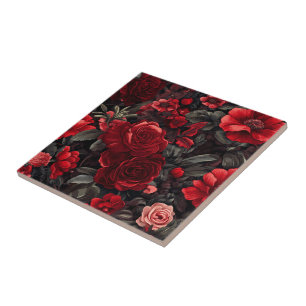 Azulejos Coloridos De Rosa Mediterrânica Para Banh