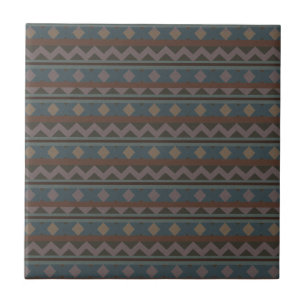 Azulejos com Desenho Geométrico Nativo Americano A