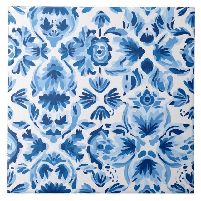 Azulejos com Padrão de Delft (Frente)
