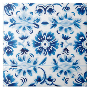 Azulejos com Padrão de Delft
