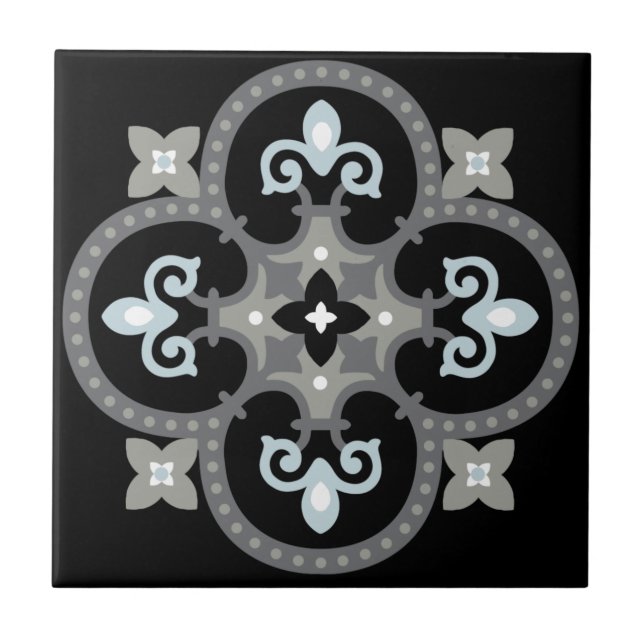 azulejos de apoio da cozinha mediterrânica (Frente)