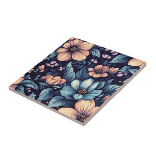 Azulejos De Cerâmica De Rosa Floral Moderno Para B