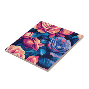 Azulejos De Cerâmica legal Para Rosa português Par
