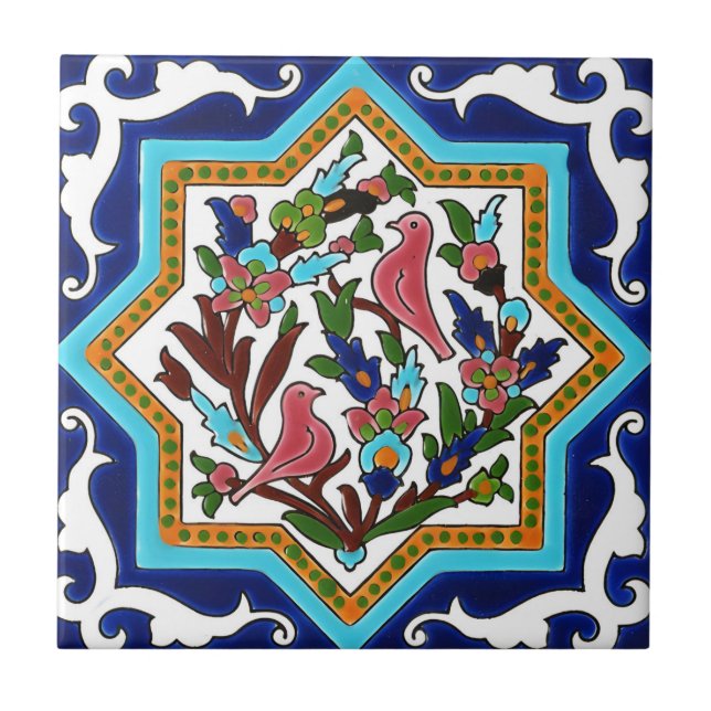 azulejos de cerâmica pintados à mão (Frente)