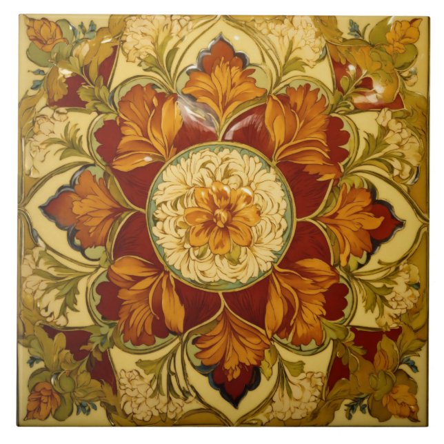 Azulejos de cor amarela (Frente)