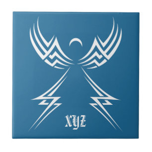 Azulejos de cores personalizadas do Tribal Angel