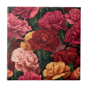Azulejos de Cravo Floral Único para piso da cozinh