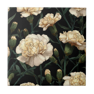 Azulejos de Cravos Art Déco Elegantes para um Inte