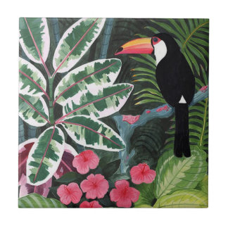 azulejos de folhas de palma de arte