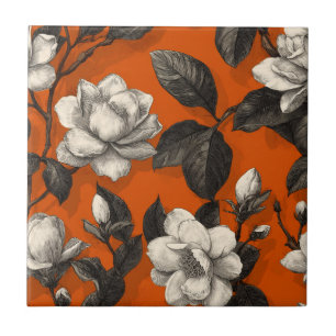 Azulejos de jardins de gardênias elegantes para re