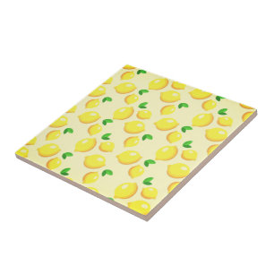 Azulejos de limão amarelo