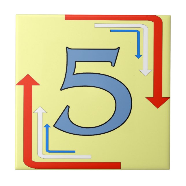 Azulejos de metrô setas Frame 5 Cinco (Frente)