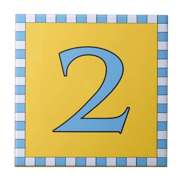 Azulejos de metrô Verificar quadro 2 dois (Frente)