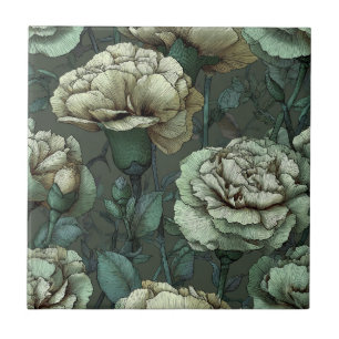 Azulejos de Mosaico de Cravos Elegantes para Pared