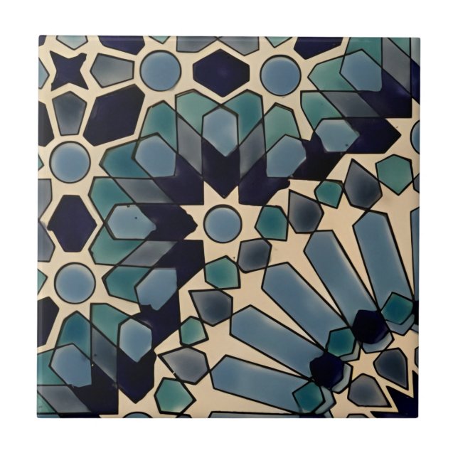 azulejos de padrão floral delicado portugueses (Frente)