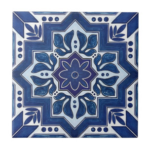 azulejos de padrões florais delicados