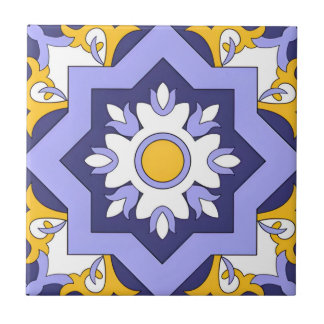 azulejos de padrões florais modernos portugueses