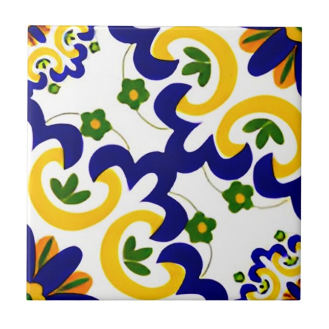 azulejos de parede branca e dourada moti floral co (Frente)