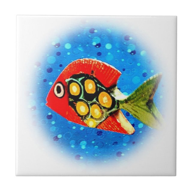 Azulejos de peixes tropicais (Frente)