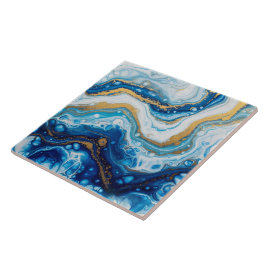 Azulejos Decorativos de Arte Líquida Elegante - Az