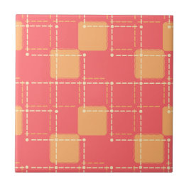 Azulejos decorativos no chão