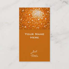 Azulejos Disco cartão de visita Laranja