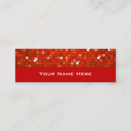 Azulejos Disco Red cartão de visita