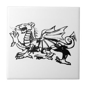 Azulejos do dragão de Galês