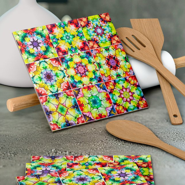 Azulejos do Mediterrâneo, Azulejos de Tinta Álcool (Criador carregado)