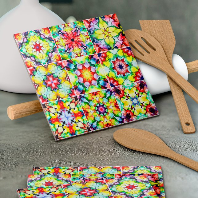 Azulejos do Mediterrâneo, Azulejos de Tinta Álcool (Criador carregado)