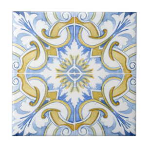 Azulejos do Mediterrâneo, majolica, estilo Sicilia