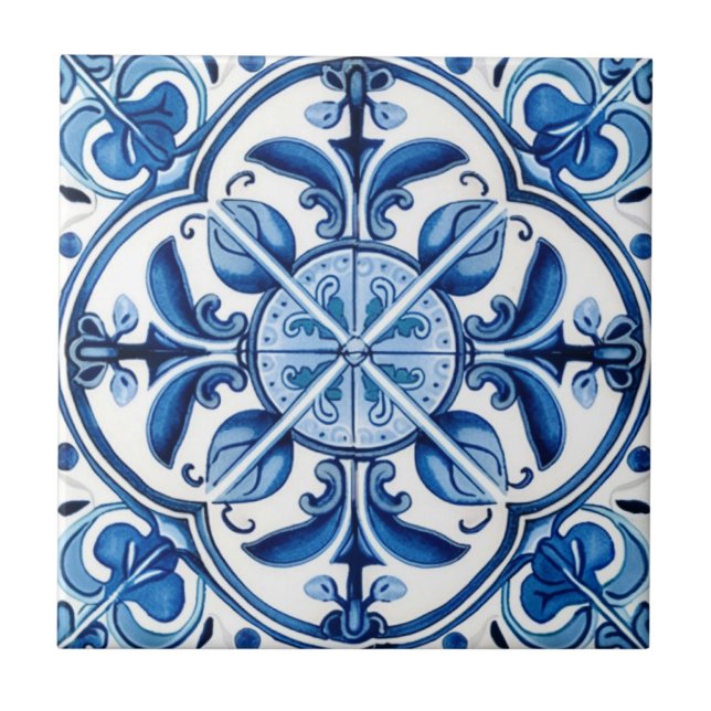Azulejos do Mediterrâneo, Portugal, Azulejo, Majol (Frente)