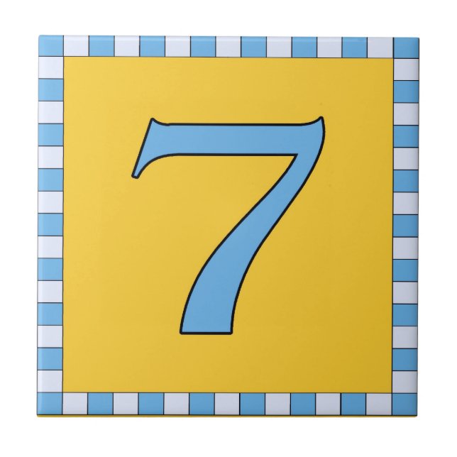 Azulejos do metrô Verificar Quadro 7 Sete (Frente)