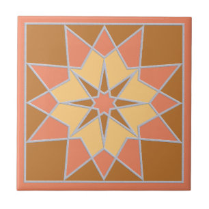 Azulejos do teste padrão de mosaico