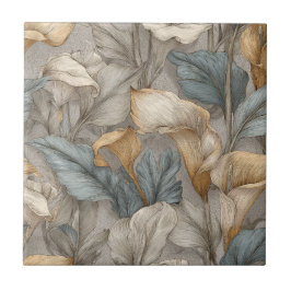 Azulejos Elegantes de Lírios de Calle Decorativos