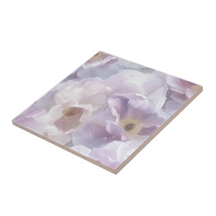 Azulejos Elegantes De Rosa de Mosaico Cerâmico Par